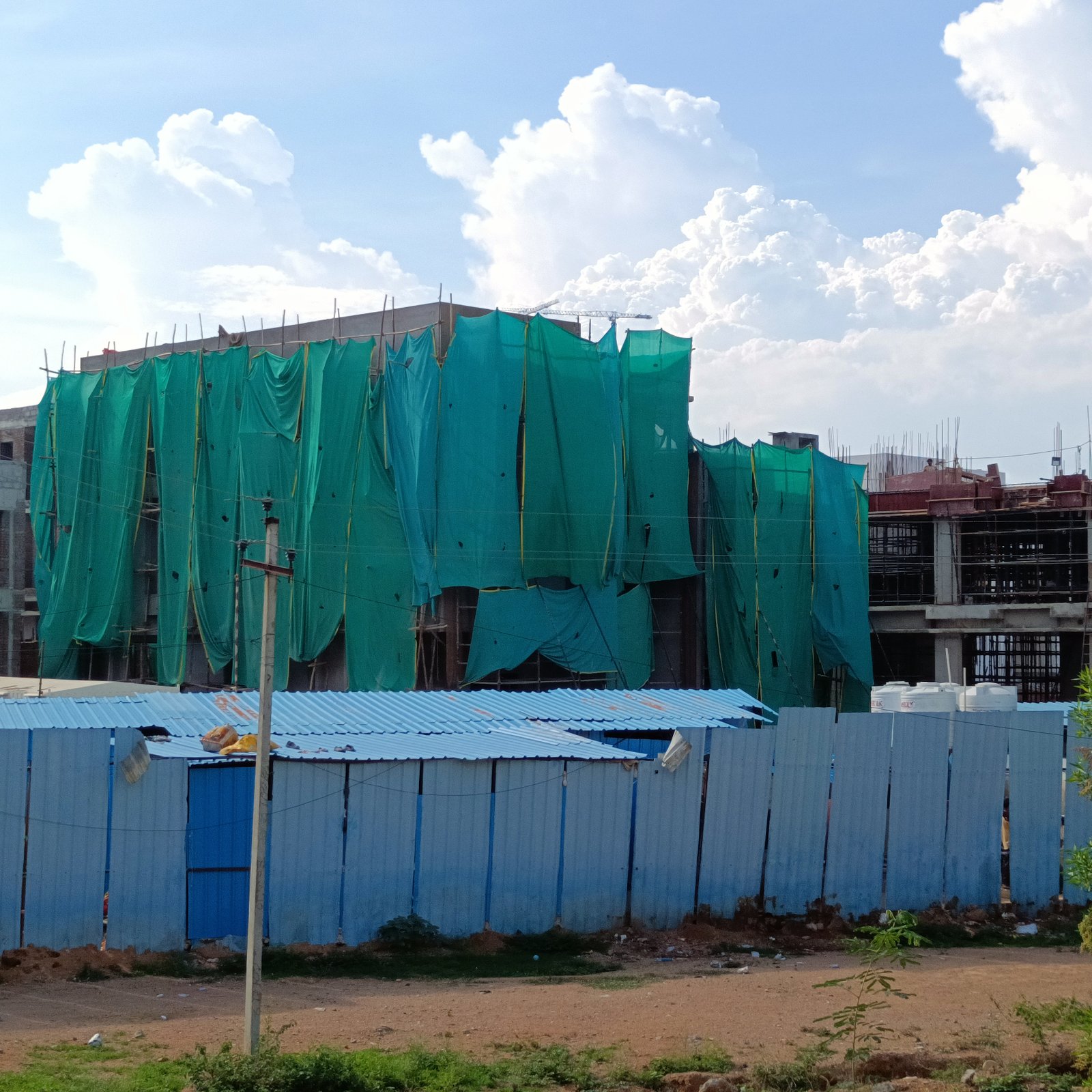 Gandipet construction site near Hyderabad