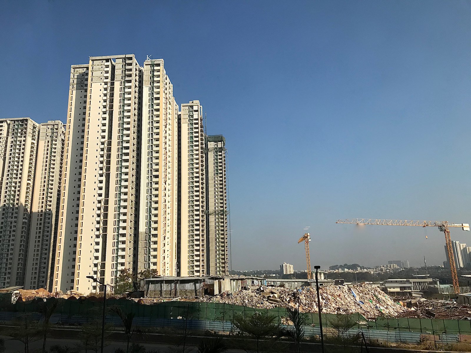 HITEC City skyscrapers under construction