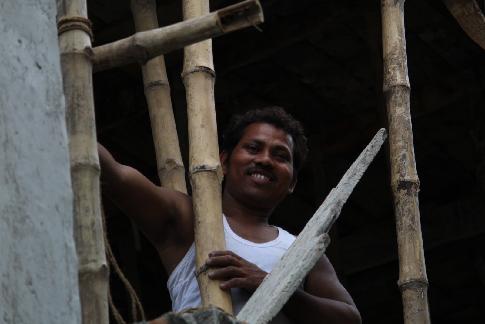 Indian construction worker
